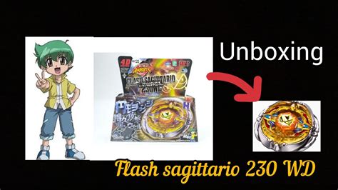 Flash sagittario 230 WD フラッシュサジタリオ230 WD unboxing Beyblade unboxing