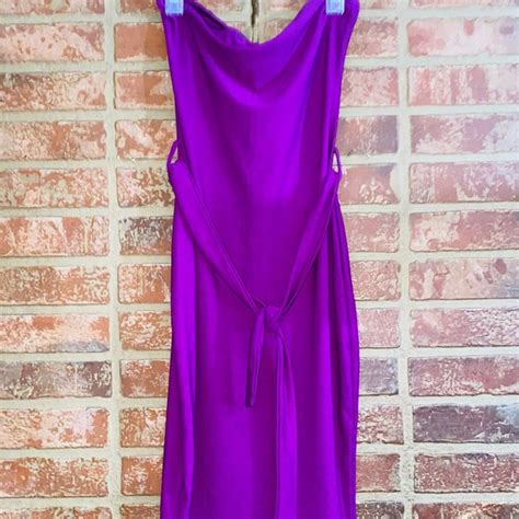 Boohoo Dresses Purple Strapless Tube Dress Size 4 Wlots Of Stertch