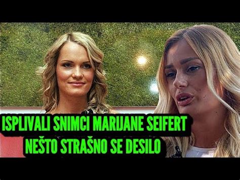 Isplivali Snimci Nešto Strašno Se Desilo Marijani Seifert Kriju Sve