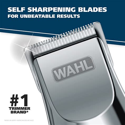 Wahl Groomsman Rechargeable Beard Trimmer Kit For Mustaches Nose Hair And Light Detailing And