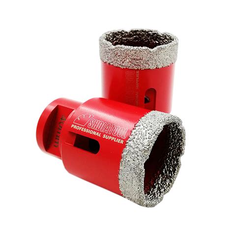 Dia 40 Mm Red For Marble Granite Vacuum Brazed Diamond Core Drill