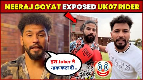 Niraj Goyat Angry On Uk Rider Boxing Challenge Match With Munawar