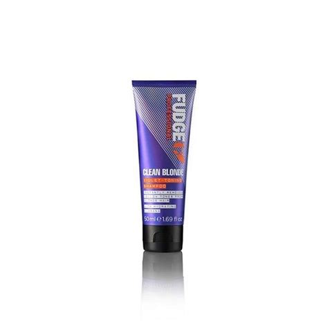 Fudge Professional Silver Clean Blonde Violet Toning Shampoo 50ml