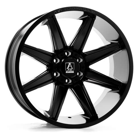 Axe Off Road Artemis Wheels Rims 22x12 8x170 Full Satin Black 44