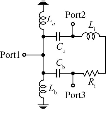 Figure 1 From Design Method Of Unequal Wilkinson Power Divider Using LC