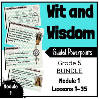 Wit And Wisdom Module Lessons Complete Bundle By Teacher S Toolbox