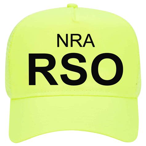 NRA RSO Neon Hat, Neon Trucker Hats