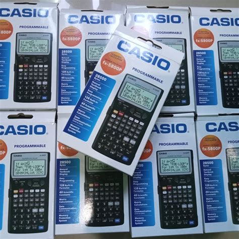 Jual Kalkulator Casio Fx 5800 P Bonus Program Survey Kab Blora