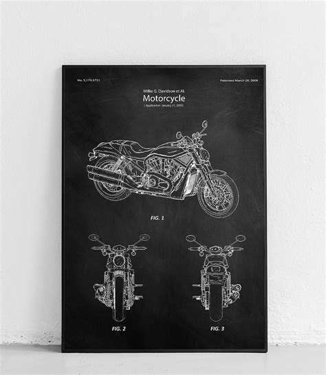 Plakat Motocykl Harley Posterpolytechnic