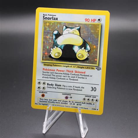 Snorlax Lp Holo Rare Wotc Jungle Set Pokemon Trading Card