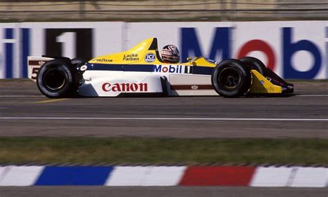 Nigel Mansell Canon Williams Judd Fw German Grand Prix