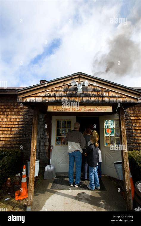 The Sugar Shack in Barrington, New Hampshire Stock Photo - Alamy