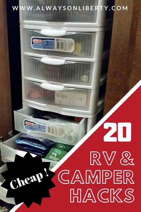 20 Genius Rv Hacks To Organize And Store Things In Your Camper Camper