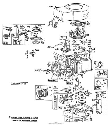 Briggs And Stratton Riding Lawn Mower Engine Diagram Briggs