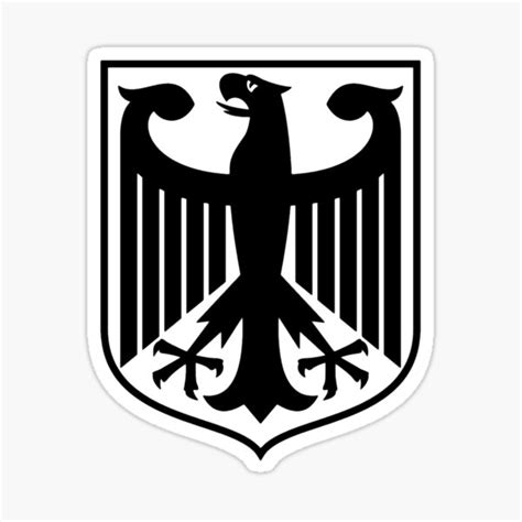 "German Eagle Logo" Sticker by NovayaMuzyka | Redbubble