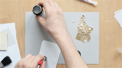 How To Use Gold Leaf What Glue Is The Best YouTube