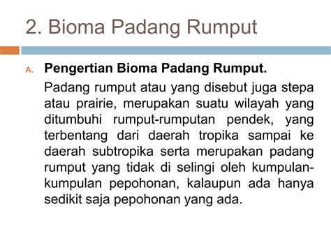 Biologi Siklus Karbon Bioma Hutan Basah PPT