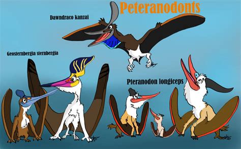 Pteranodonts By Knezevich On Deviantart