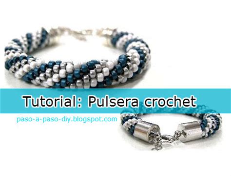 Cómo hacer una pulsera con cuentas y crochet Paso a Paso