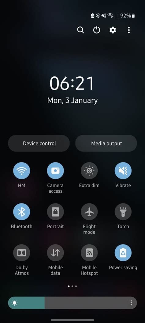 Huawei Harmonyos Vs Samsung One Ui Quick Settings Panel