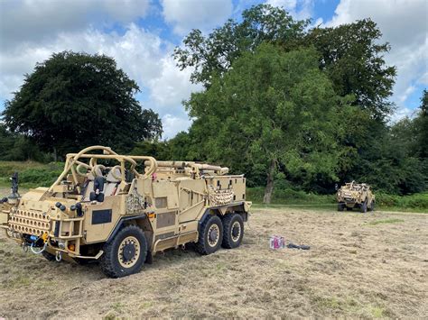 Supacat And Np Aerospace Hand Over Recovery Vehicles To The British