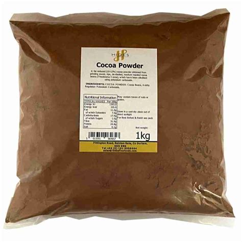 Bulk Cocoa Powder 1kg Hides Fine Foods