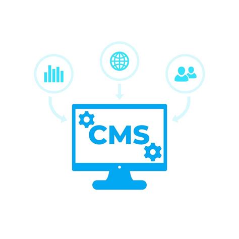 CMS Content Management System Vector Icons 1918985 Vector Art At Vecteezy