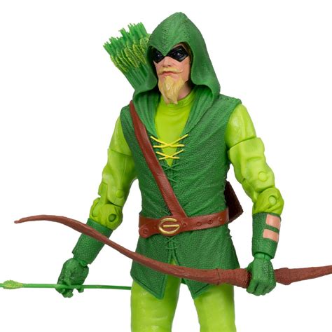 Dc Direct Green Arrow Longbow Hunter Inch Scale Wave Action Figure