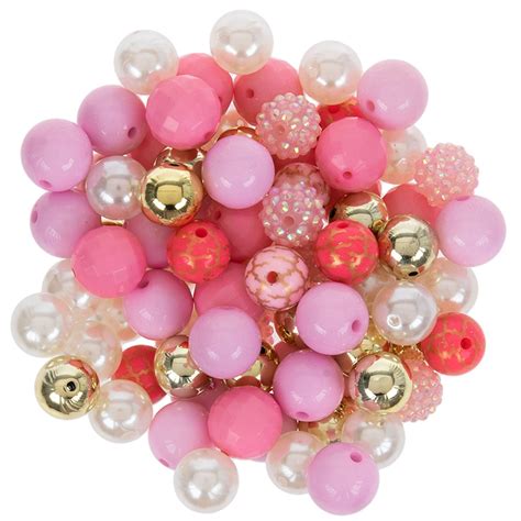 Bubblegum Mix Round Beads Hobby Lobby 2205318