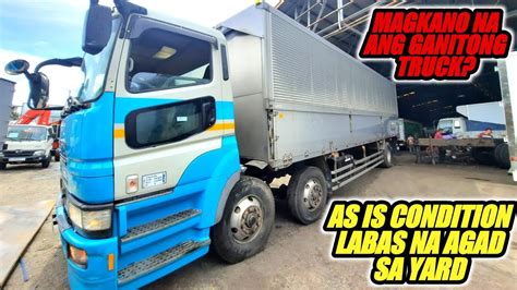 MAGKANO NGAYON ANG FUSO 8 WHEELER WINGVAN TRUCK AS IS CONDITION PULL