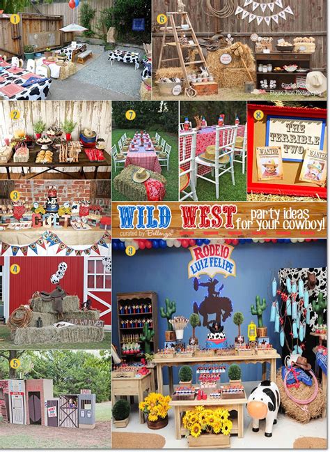 Wild West Party Ideas For Your Little Birthday Cowboy Wild West Party Barn Birthday Barn