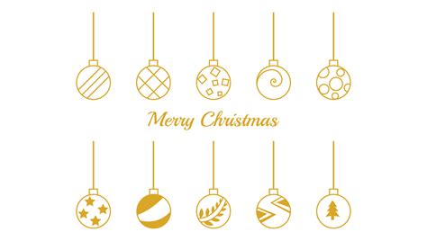 Vector Christmas Ornaments Free Vector Download 14632588 Vector Art at Vecteezy