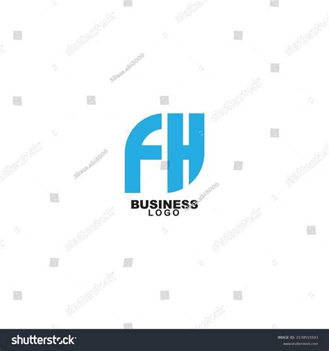 Fh Logo Design Vector Templates Stock Vector (Royalty Free) 2139515503 ...