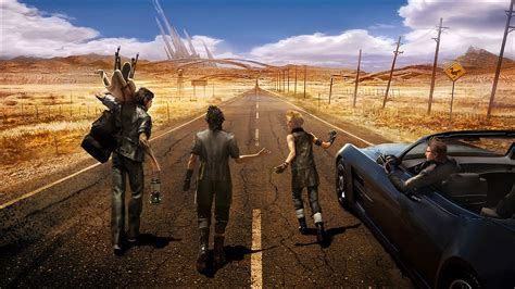 Final Fantasy XV Roadtrip - HD Wallpaper