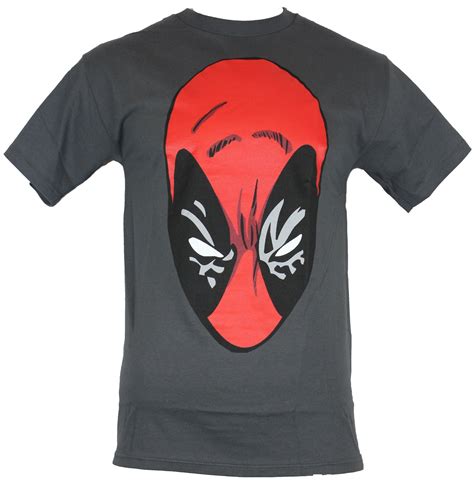 Deadpool Marvel Comics Mens T Shirt Comics Headshot Image