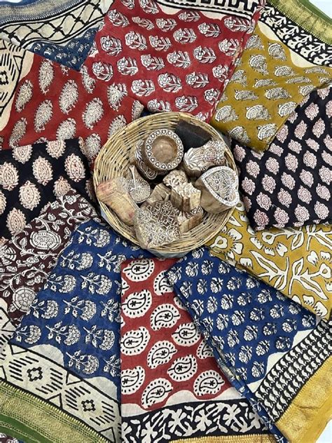 Bagru Hand Block Print Fabric At Rs 110 Meter Block Print Fabric In