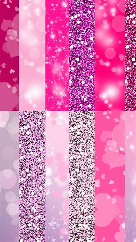 Pink Glitter Different Shades Pink Glitter Different Shades Hd Phone