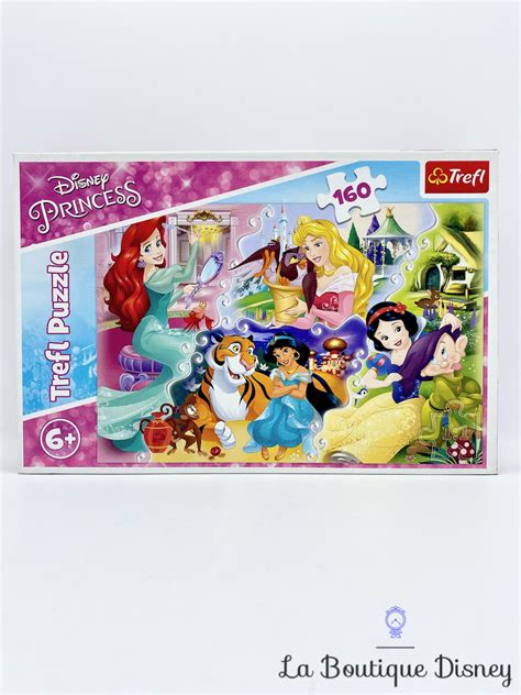 Puzzle 160 pièces Princesses Disney Trefl Ariel Aurore Jasmine Blanche