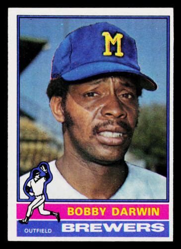 Topps Bobby Darwin Milwaukee Brewers Baseball Card Ebay