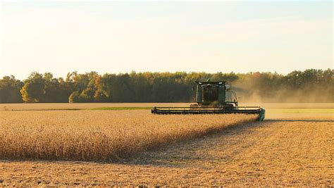 Hd Wallpaper Combine Harvest North Dakota Field Grain Harvester