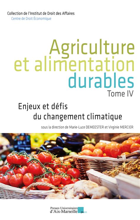 Agriculture Et Alimentation Durables Presses Universitaires