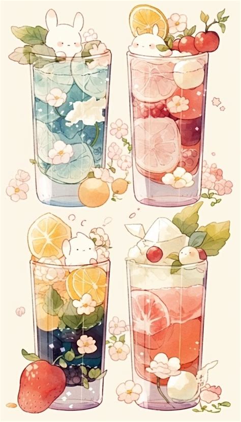 Delightful Kawaii Beverage Art