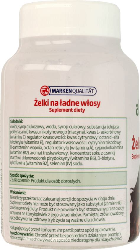 Altapharma żelki Na ładne Włosy 60 Szt Drogeria Rossmannpl