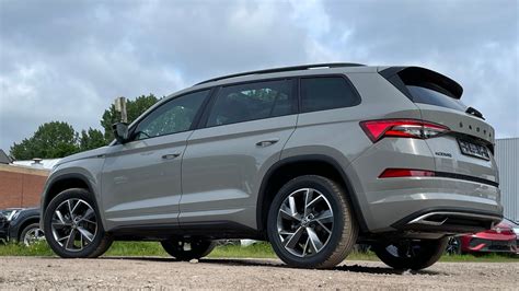 Skoda New Kodiaq Sportline In K Steel Grey Meteor Inch Triglav