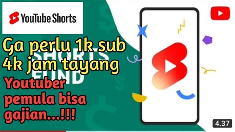 Kabar Gembira Buat YOUTUBER PEMULA Ga Perlu 1000 Subcriber 4000 Jam