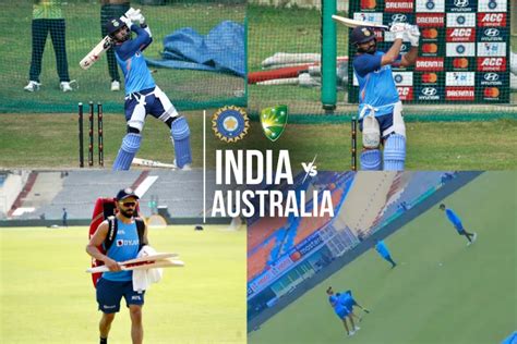 Ind Vs Aus 1st T20 Live रोहित और राहुल ने नेट में लगाए बड़े शॉट्स