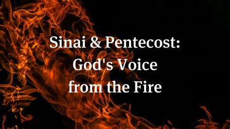 Why Tongues Of Fire At Pentecost Youtube