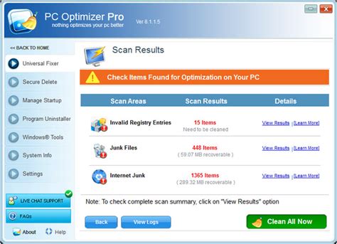 Download PC Optimizer Pro 8.1.1.5