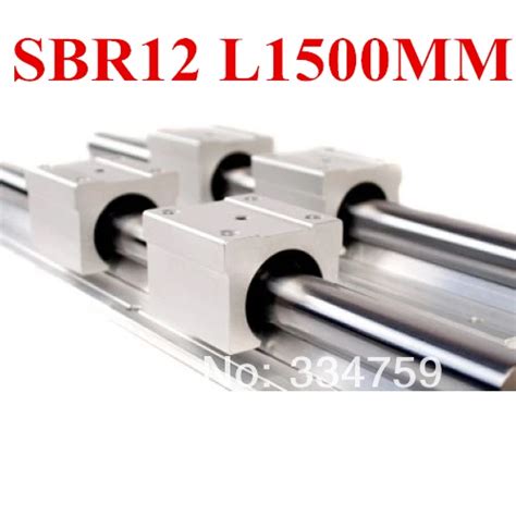 SBR12 Linearf Hrung Set 1 St Ck SBR12 1500mm Linearschienenf Hrung 2 St