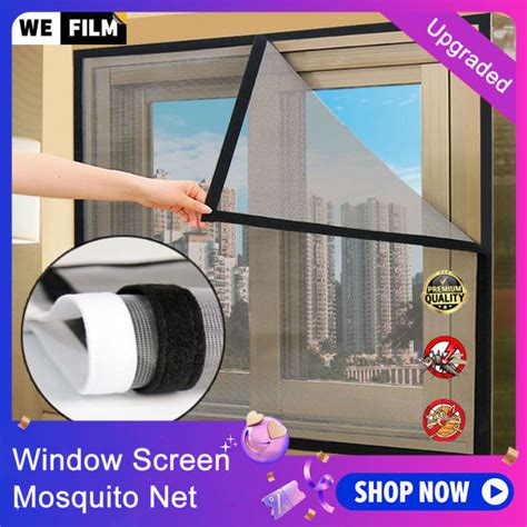 WEFILM Sewn Window Screen Mosquito Net Finished Anti Mosquito Curtain